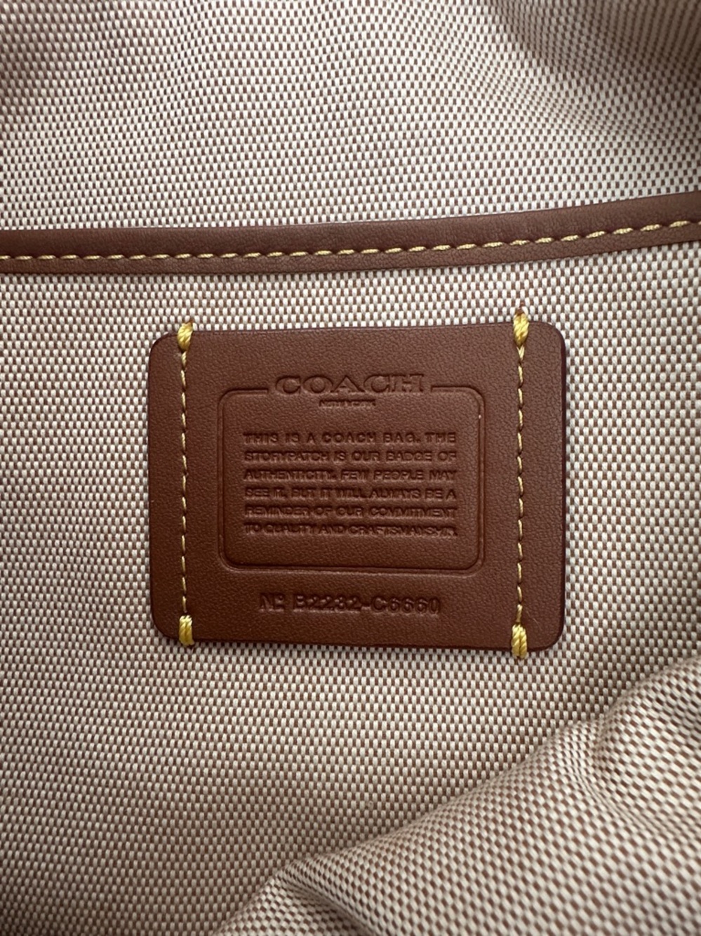 Coach Soft Tabby Hobo Shoulder Crossbody Bag in Colorblock Canyon C6660 - Picture 11 of 14